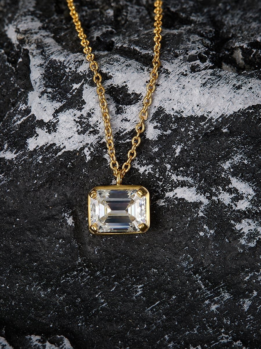 925 Sterling Silver White CZ Dainty Bag Pendant