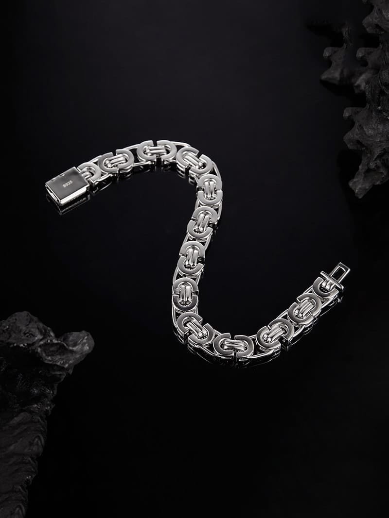 925 sterling silver cubic zirconia white dainty bracelet