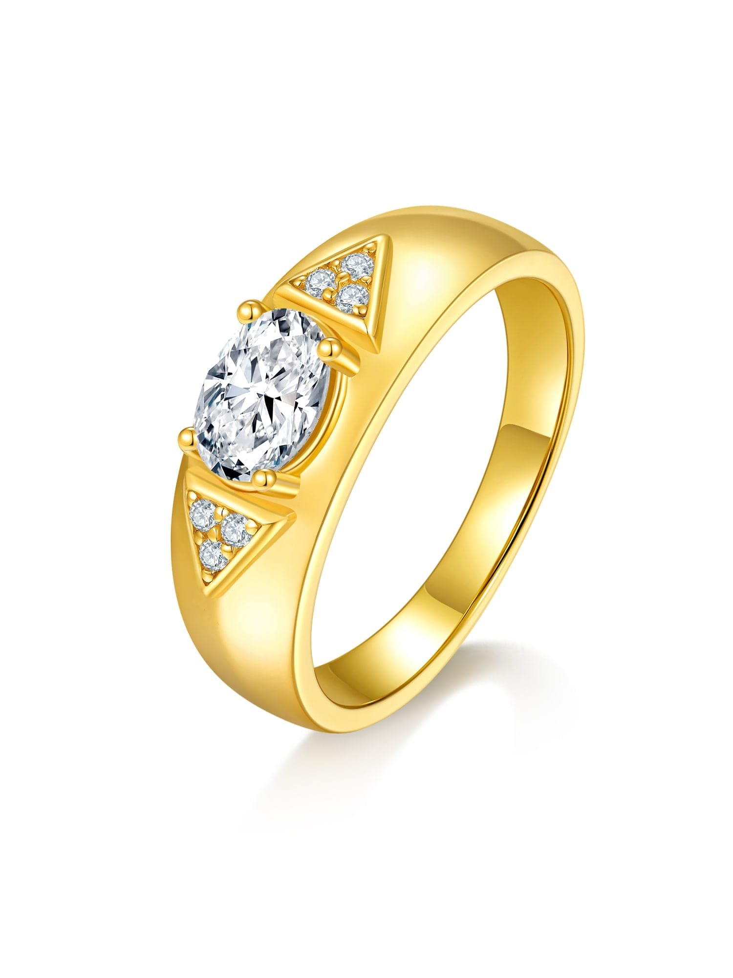 Elegant White CZ Dainty Ring in 925 Sterling Silver