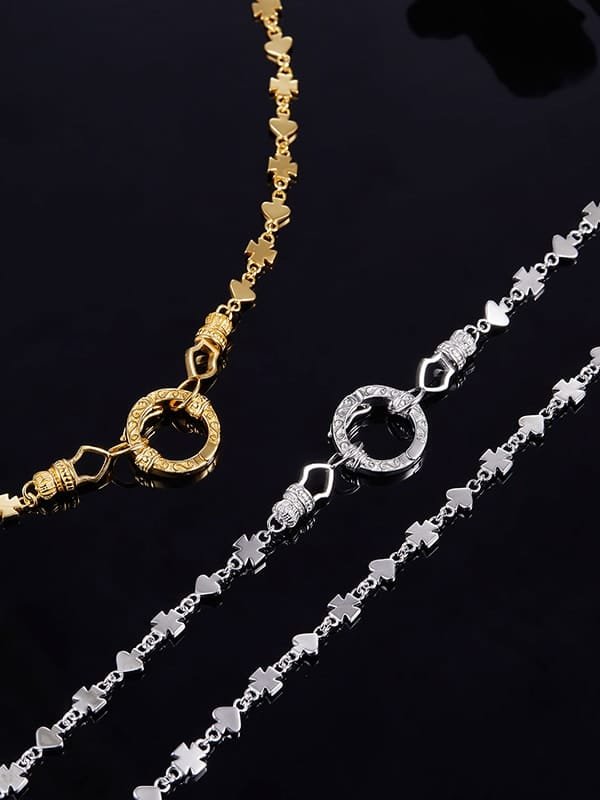 925 Sterling Silver Sleek Bar Chain Necklace