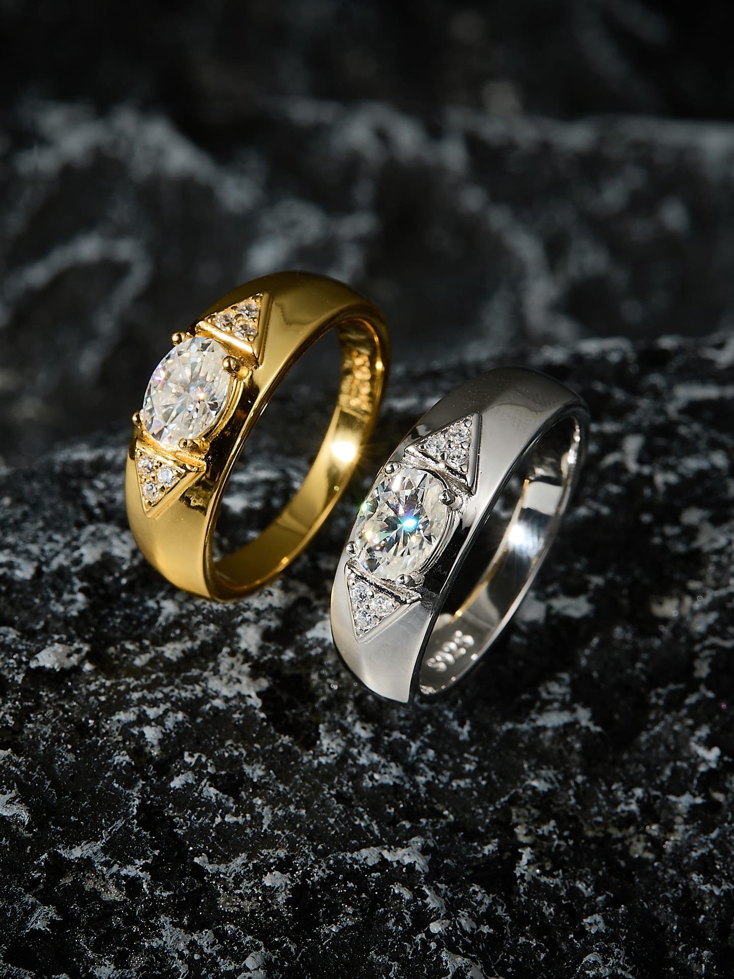 Elegant White CZ Dainty Ring in 925 Sterling Silver