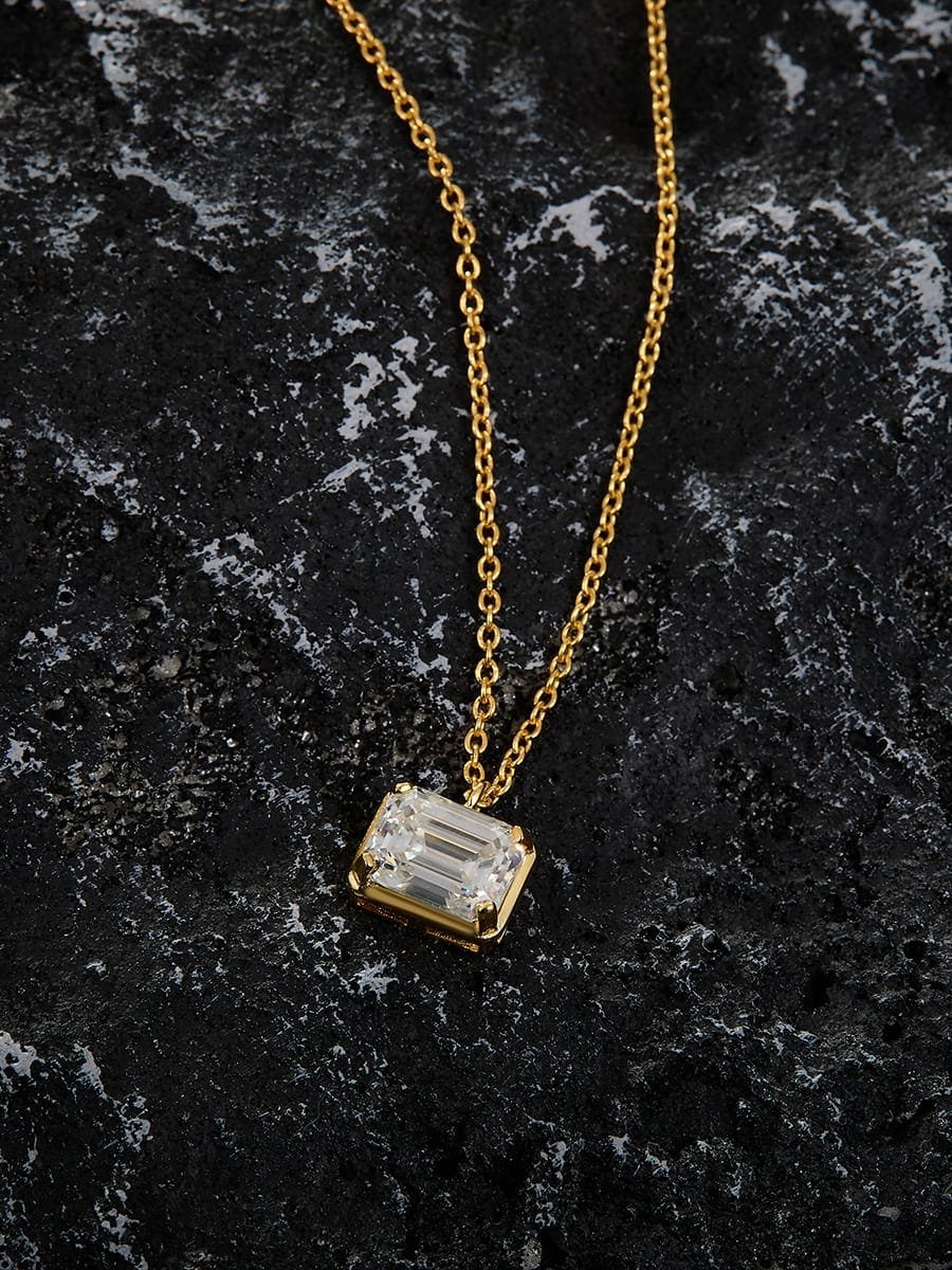 925 Sterling Silver White CZ Dainty Bag Pendant