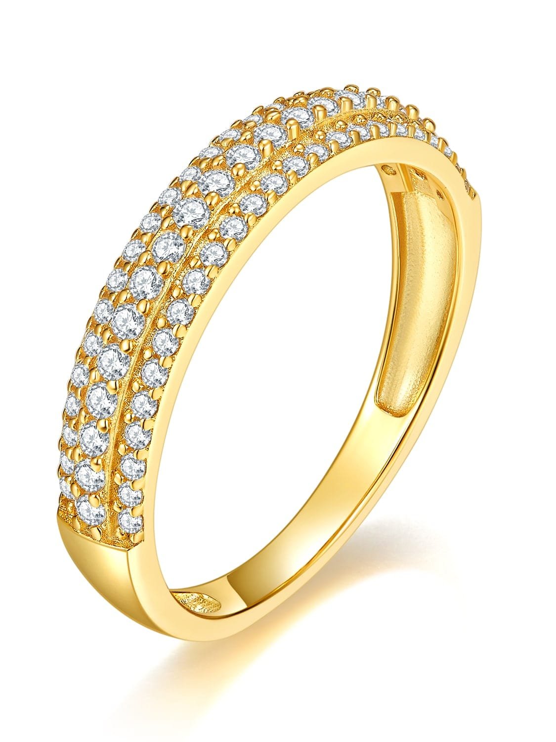 925 sterling silver cubic zirconia white minimalist ring