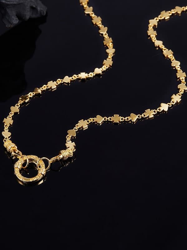 925 Sterling Silver Sleek Bar Chain Necklace