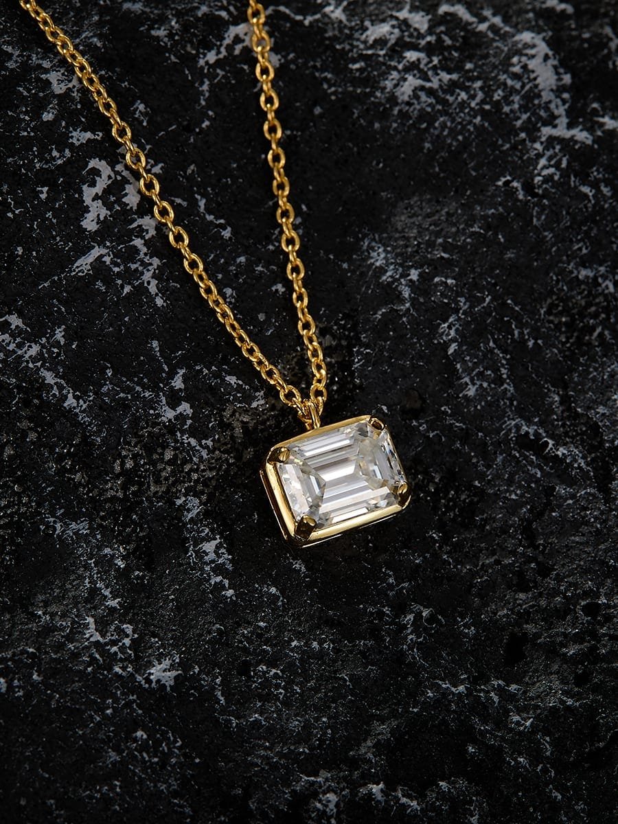 925 Sterling Silver White CZ Dainty Bag Pendant