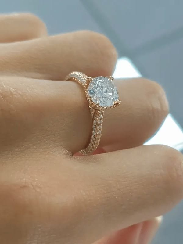 925 Sterling Silver White CZ Delicate Dainty Ring